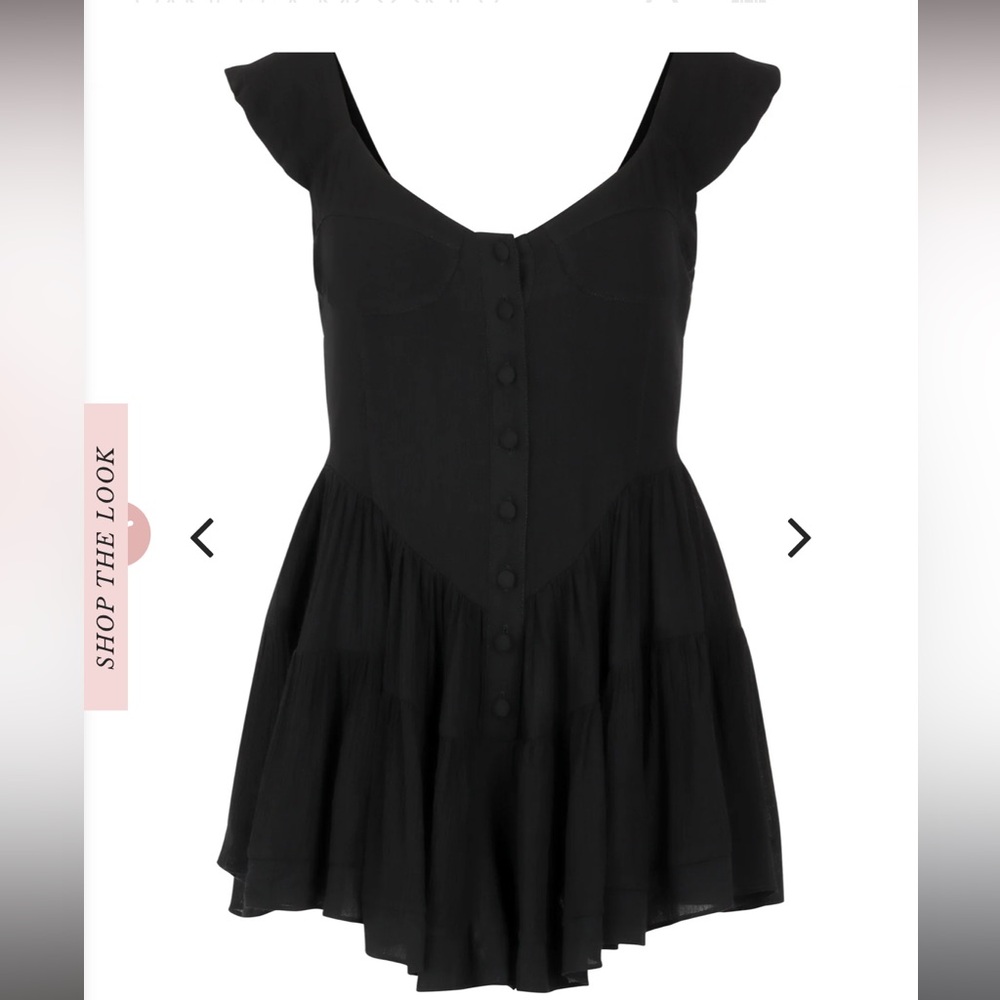 Vanessa Mooney Black Romper